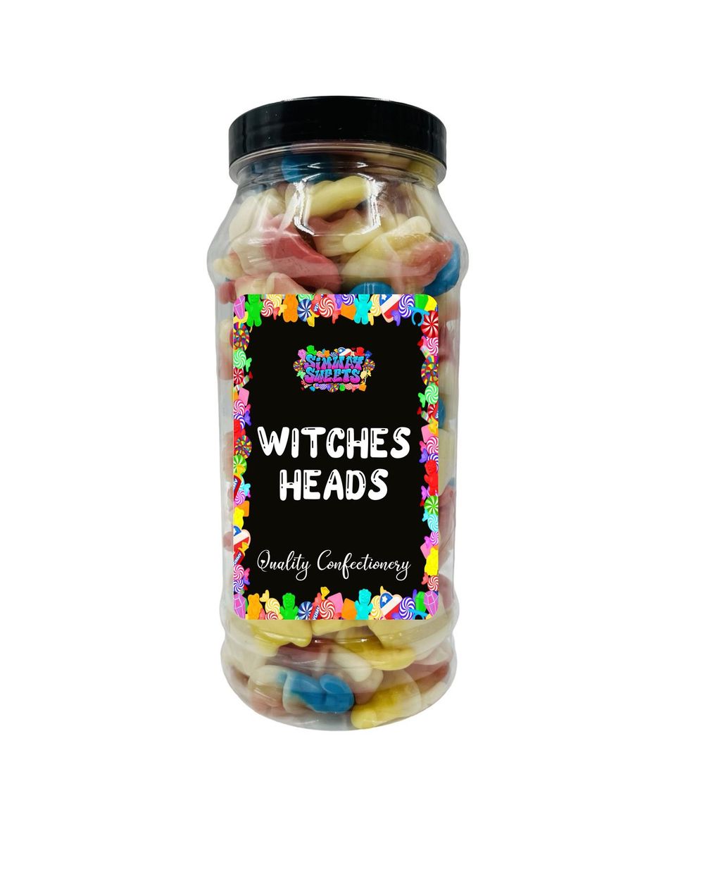 Witches Heads Gummy Sweets