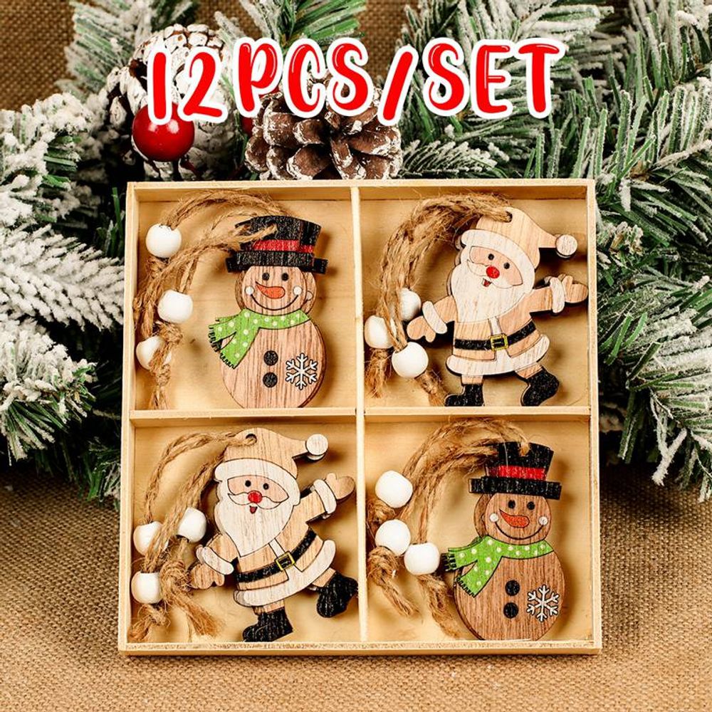 Wooden Gnome Pendants