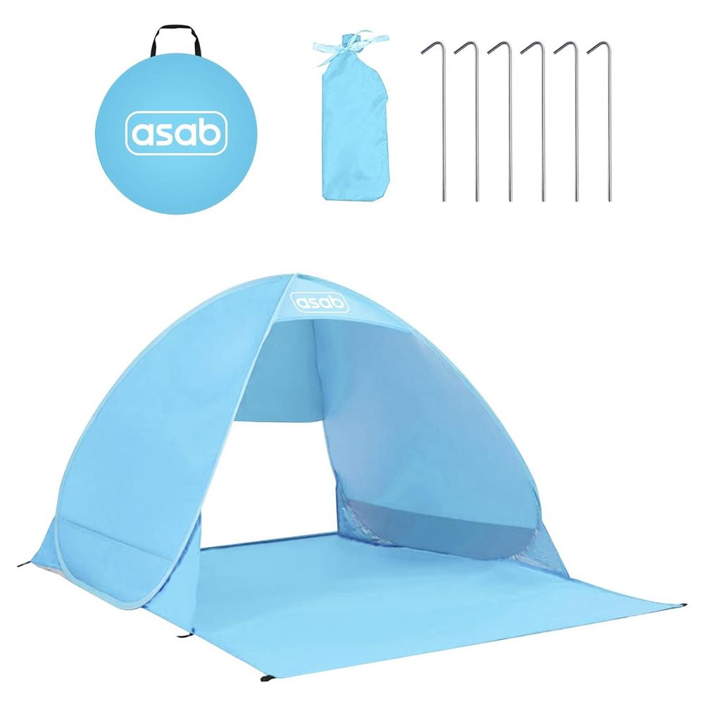 Blue UV Tent
