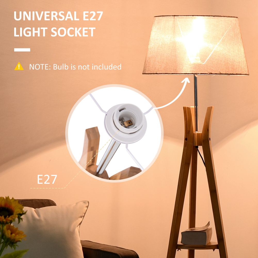 Floor Lamp Grey Tripod