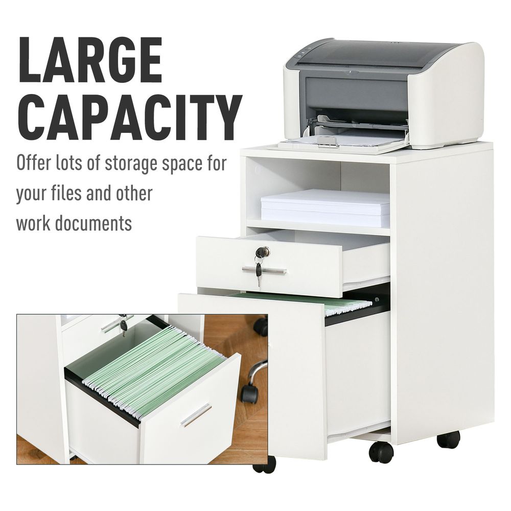 White Filing Cabinet