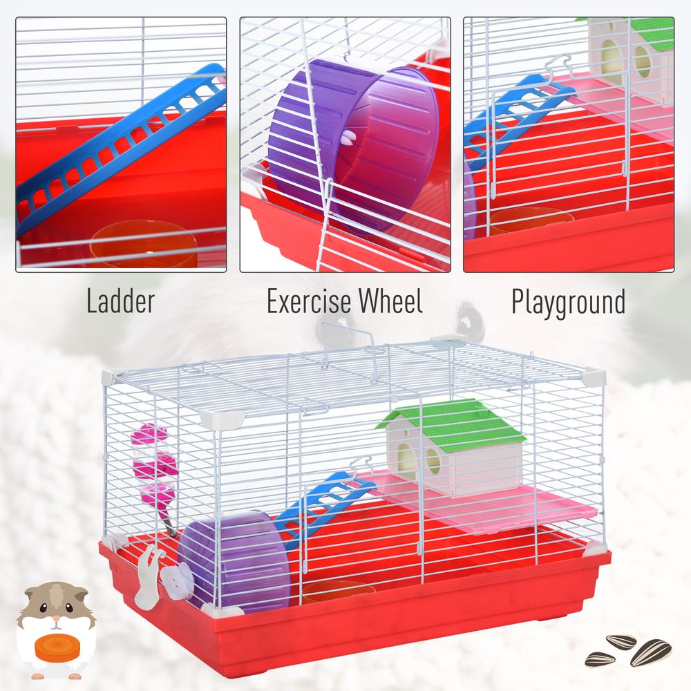 Double Layer Hamster Cage