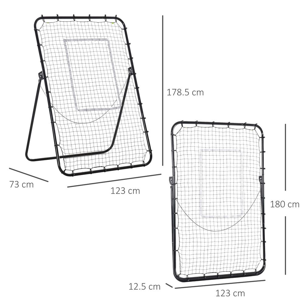 Practice Football Net with Target Zone
