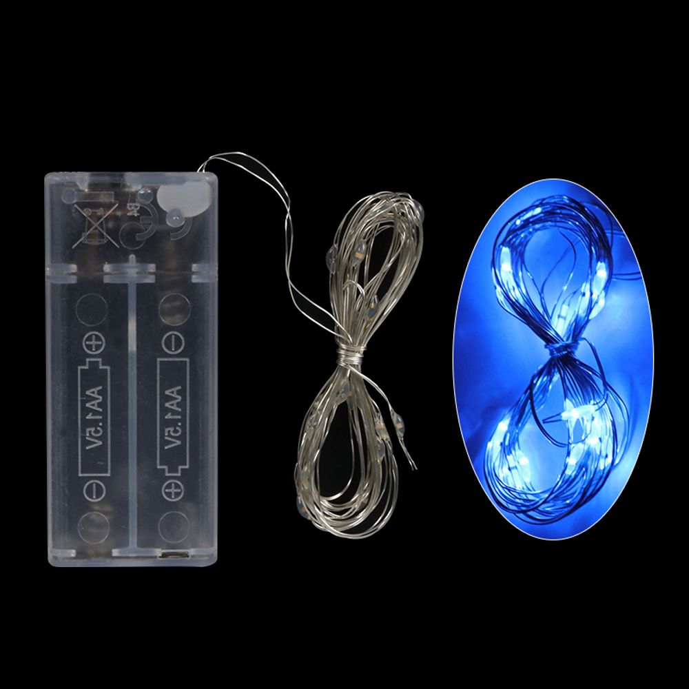 2M Curtain Fairy String Light LED Christmas Decorations for Home Birthday Wedding Valentines Day Table Decor Garland Light
