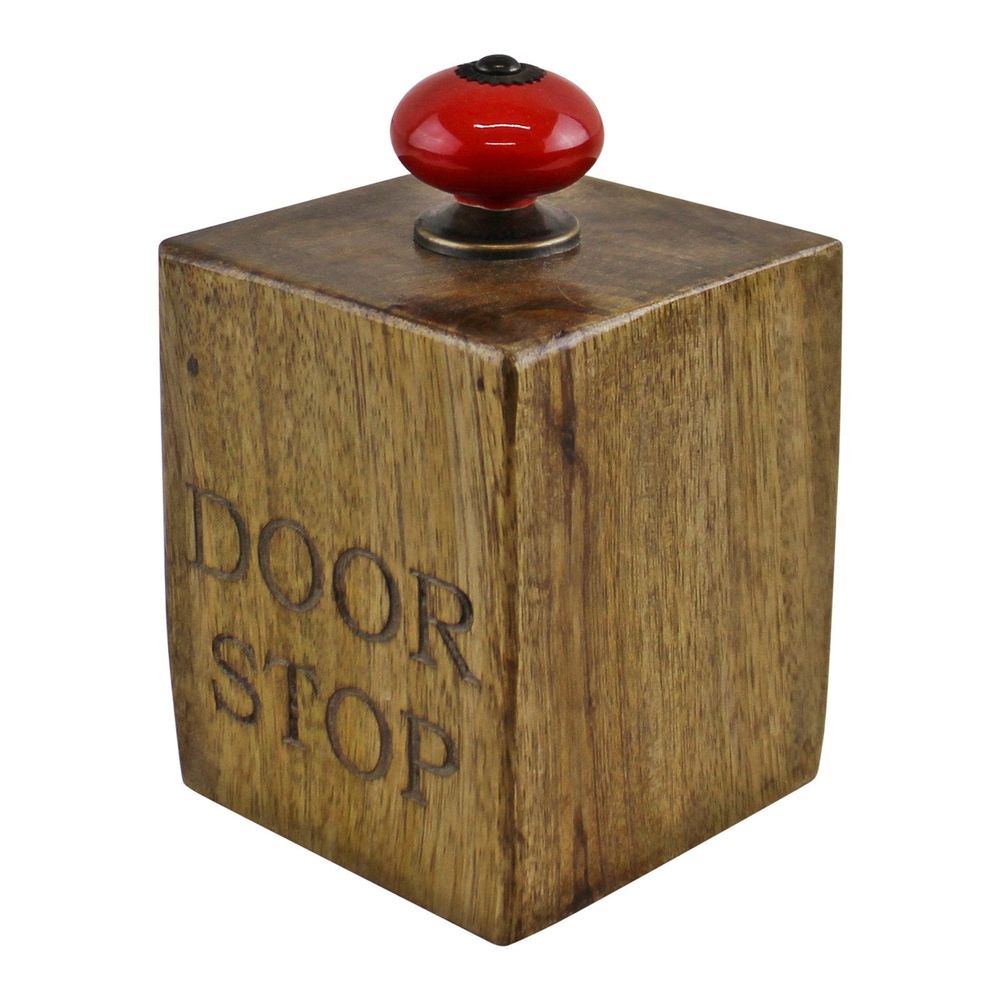 Doorstop Mango Wood