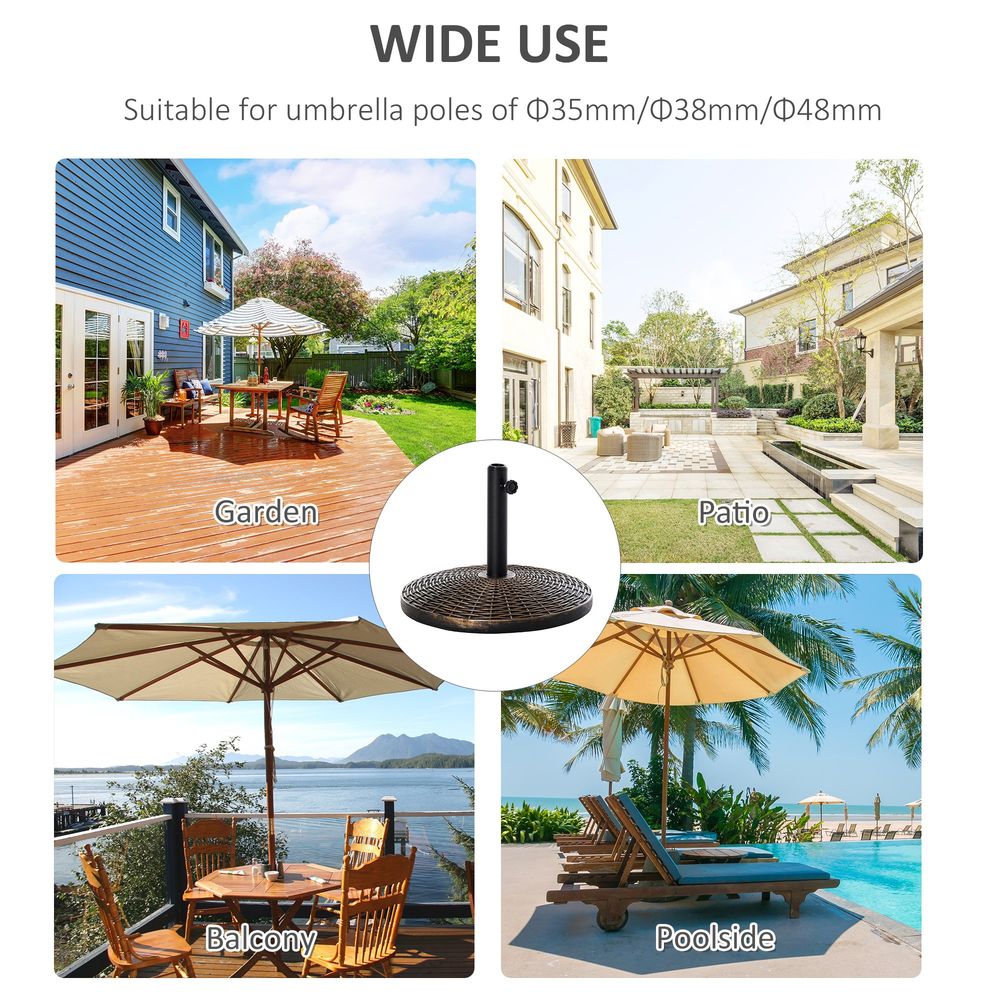 Outdoor Parasol Weighted Stand