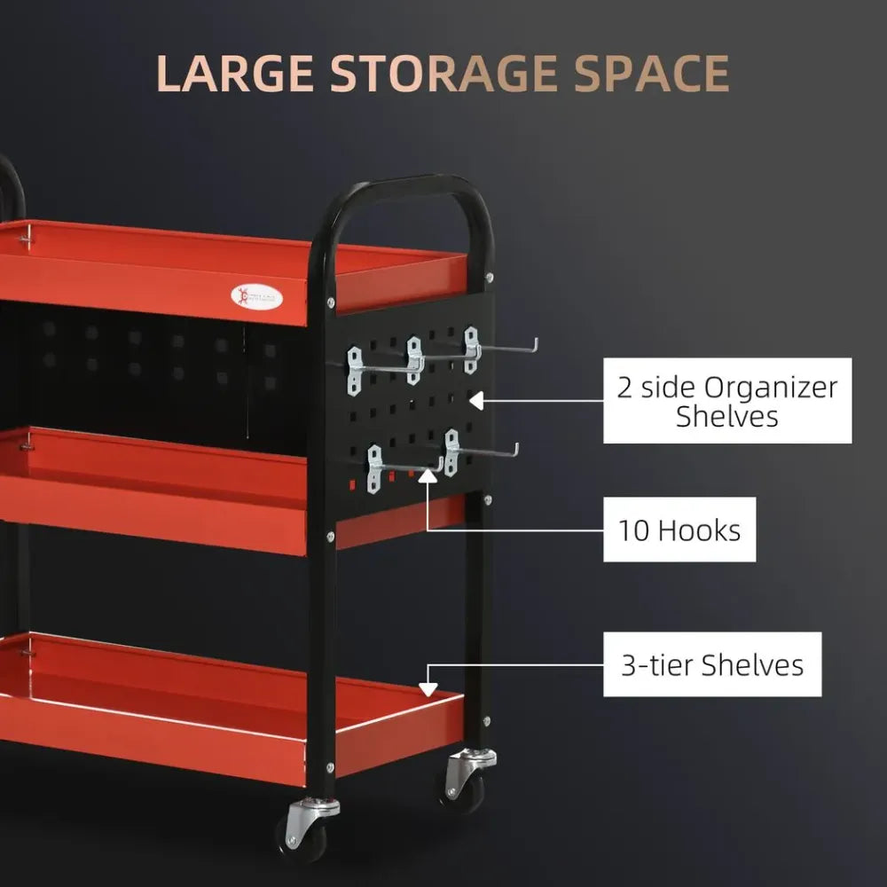 Rolling Tool Cart 3 Tier