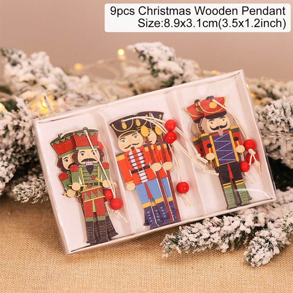 Wooden Gnome Pendants