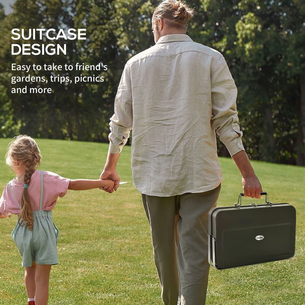 Portable BBQ Grill with Suitcase