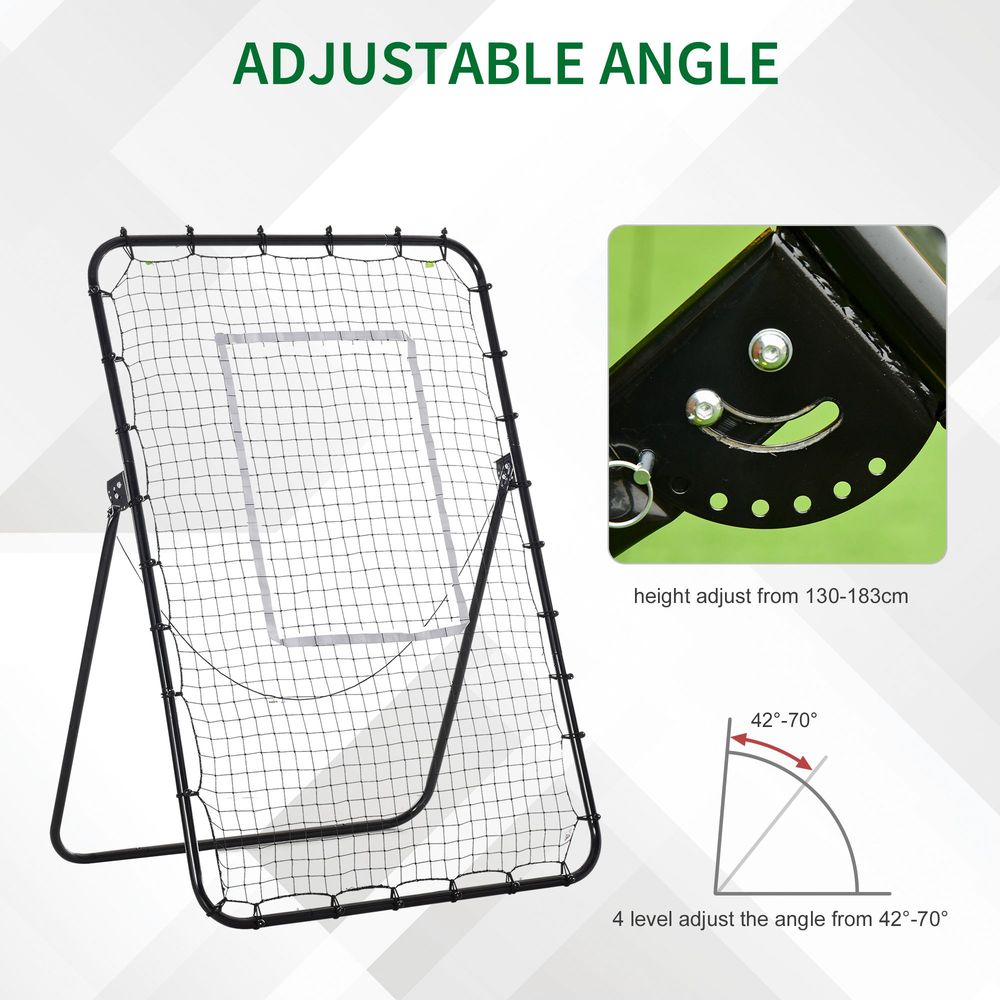 Practice Football Net with Target Zone