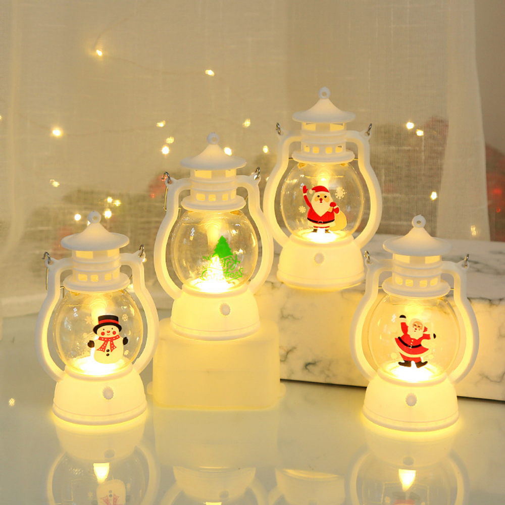 Santa Lantern Light