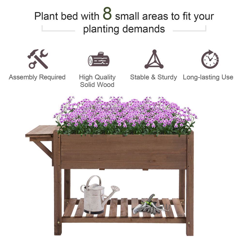 Raised Planter Flower Bed