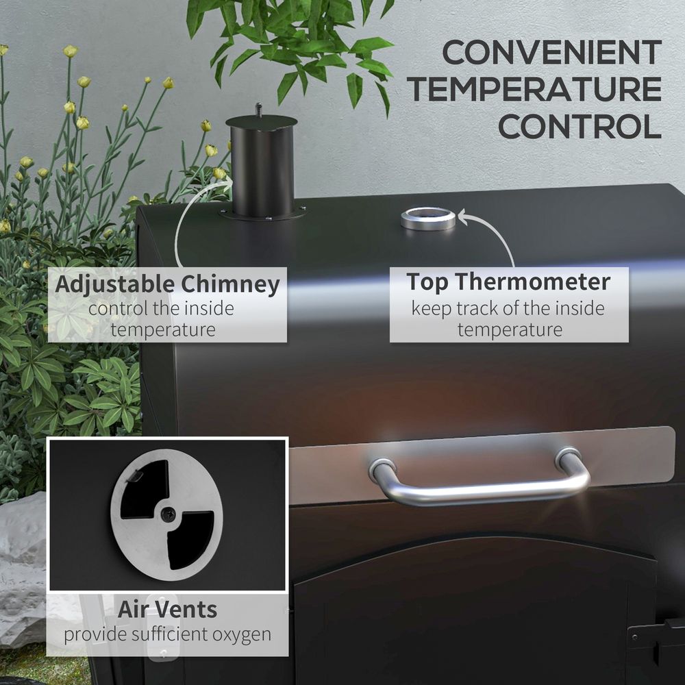 BBQ Trolley with Thermometer