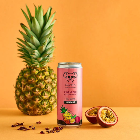 12x Organic Ice Tea - Pineapple Passionfruit & Hibiscus