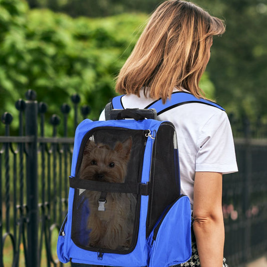 Pet Travel Backpack Trolley