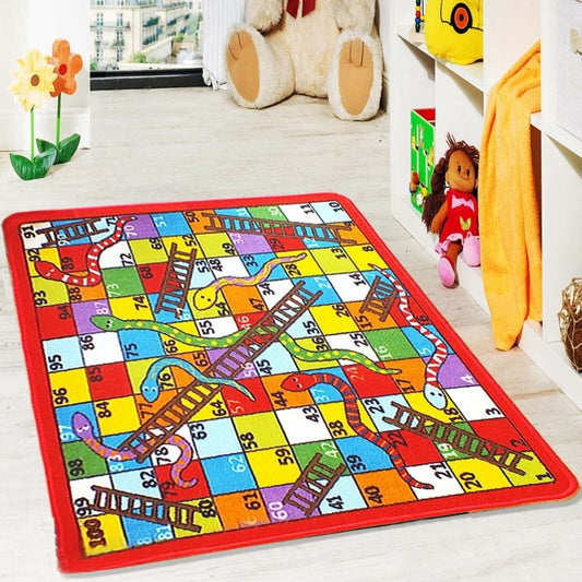 Kids Snakes & Ladders Rug Small