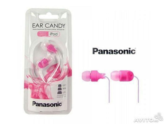 Earphones in Pink Panasonic
