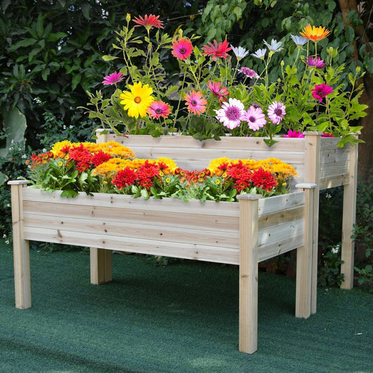 Flower Bed 2-Piece Raised Planter