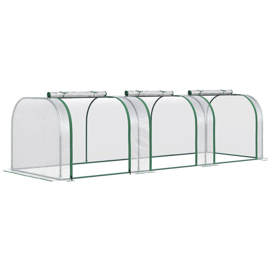 Greenhouse Tunnel with Zipped Doors