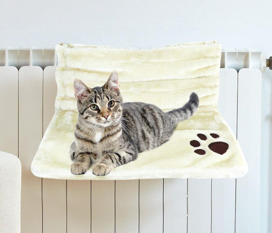 Radiator Bed For Cats in Classic White