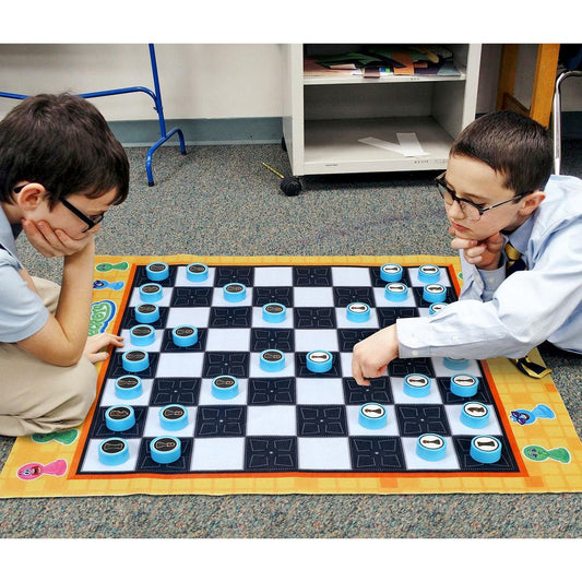 Chess & Checkers Family Play Mat