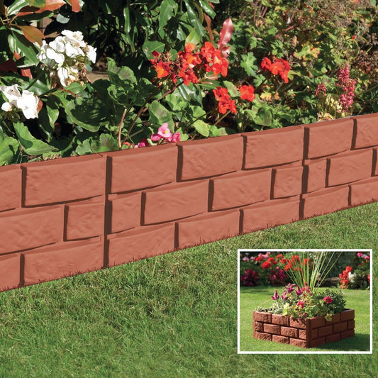 Artificial Brick Panels for Garden Borders