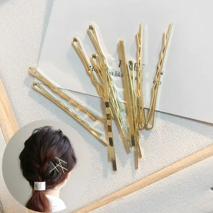 Gold Metal Hairpins