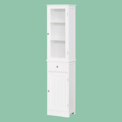 White Bathroom Storage Cabinet