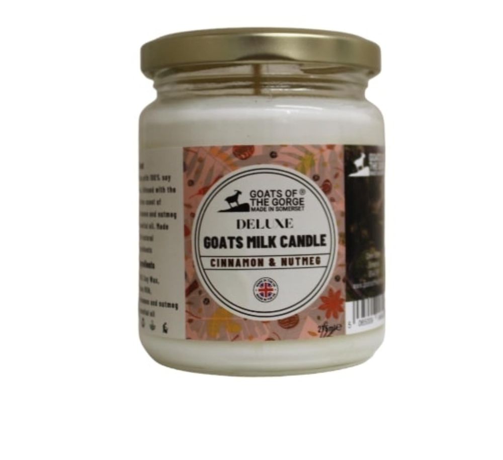 Goats Milk Cinnamon And Nutmeg Goats Milk Candle