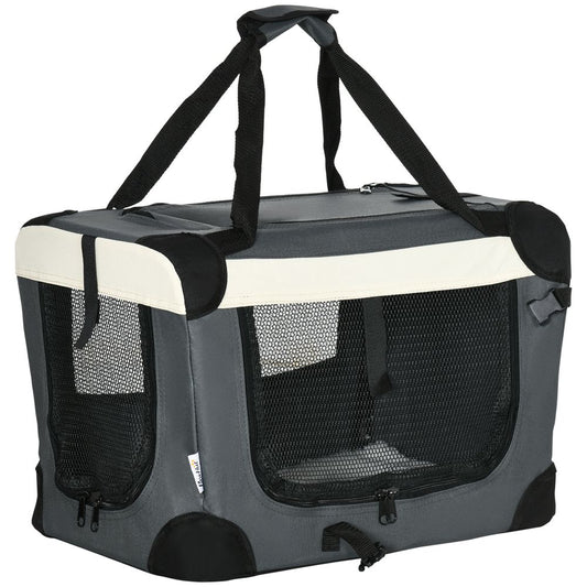 Pet Carrier Foldable 51cm - Grey