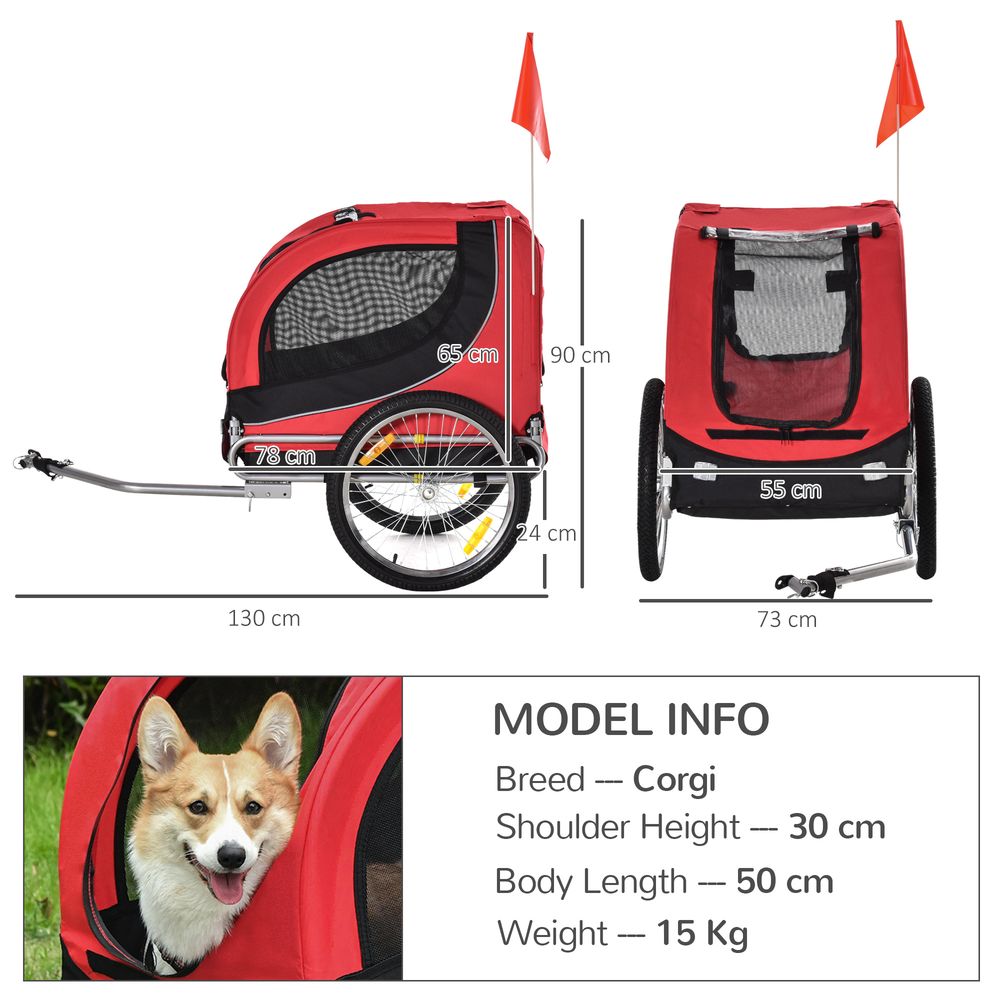 Bike Trailer for Medium Dogs