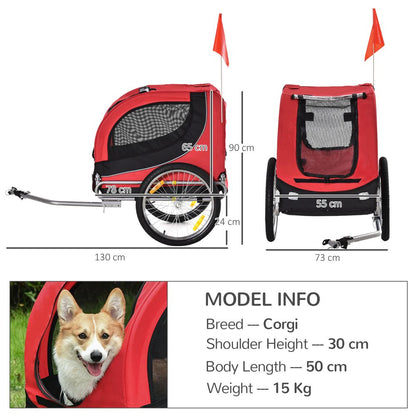 Bike Trailer for Medium Dogs