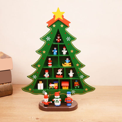 3D Wooden Christmas Tree Decoration