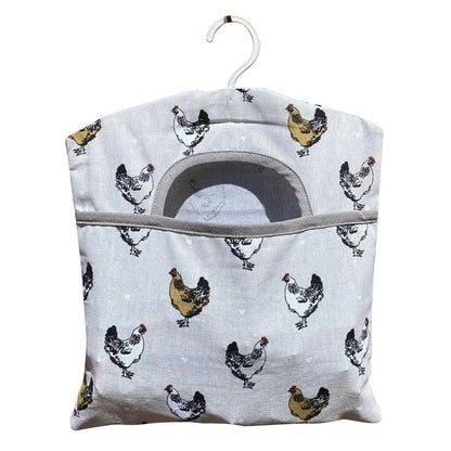 Chicken Print Peg Bag