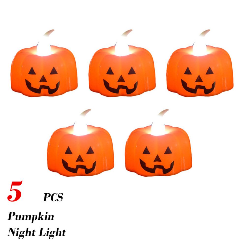 LED Pumpkin Candles