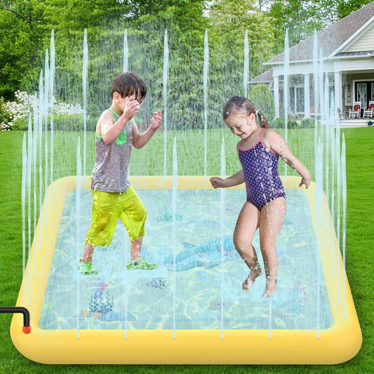 Inflatable Sprinkler Mat Yellow