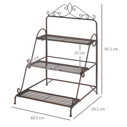 Metal 3 Tier Plant Stand