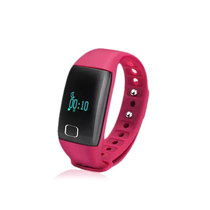 Smart Waterproof Fitness Tracker in Pink