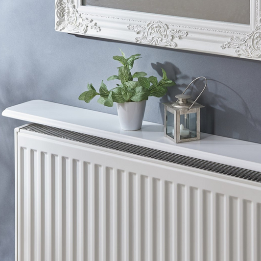 Radiator Shelf White Small