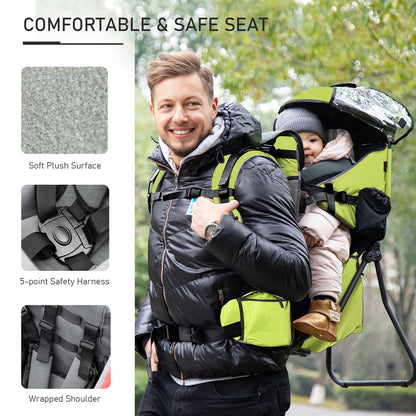 Baby Carrier Backpack Green