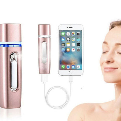 Multi Functional Nano Mist Spray in Rose Gold