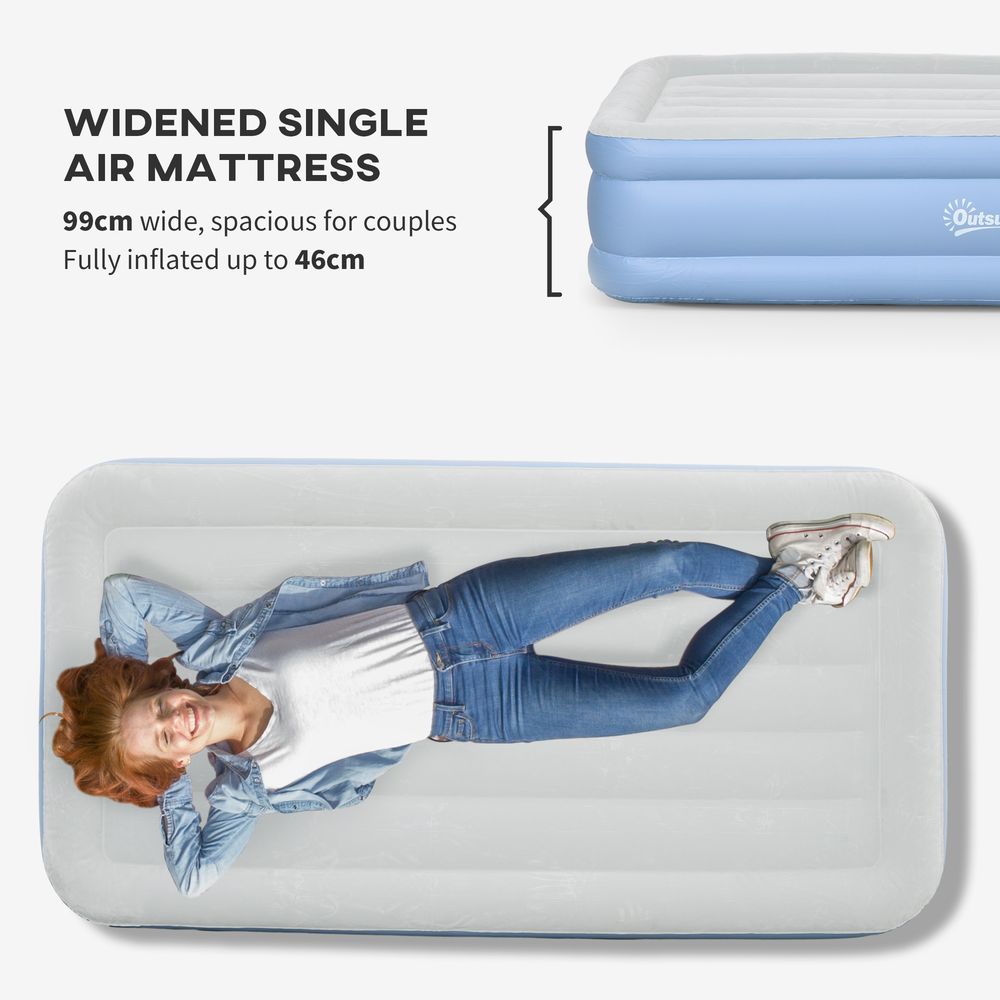 Wide Single Mattress with Electric Pump