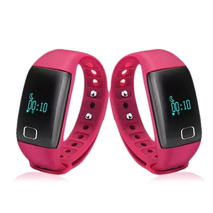 Smart Waterproof Fitness Tracker in Pink