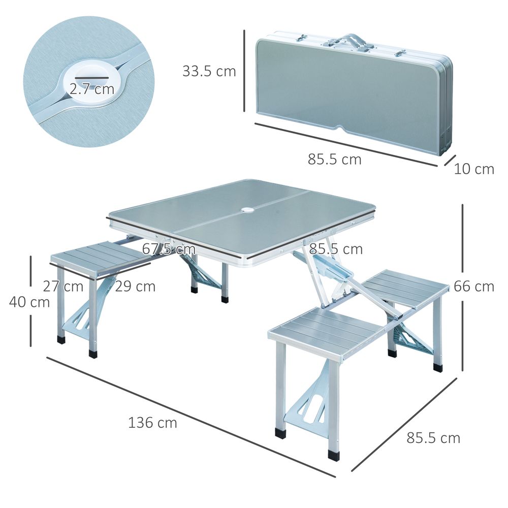 Folding Picnic Table & Seating