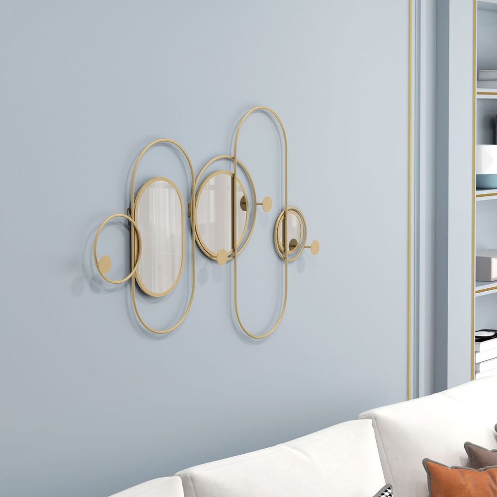 Metal Mirror Wall Art