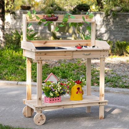 Bench Potting Table