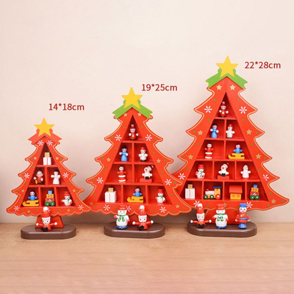 3D Wooden Christmas Tree Decoration