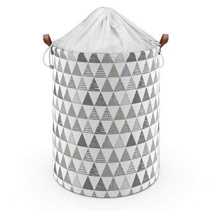 Patterned Laundry Basket