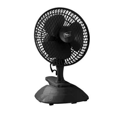 Black Clip Base Desk Fan