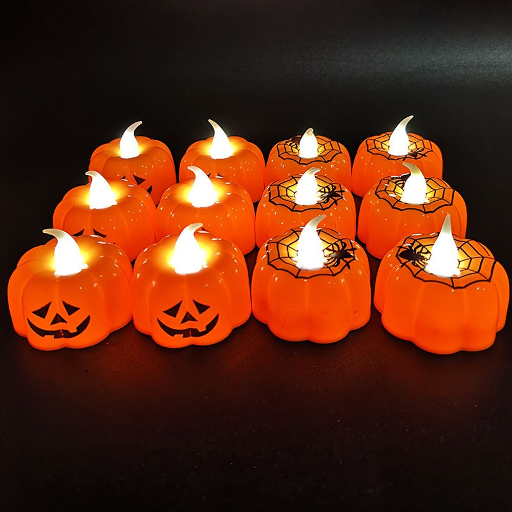 LED Pumpkin Candles